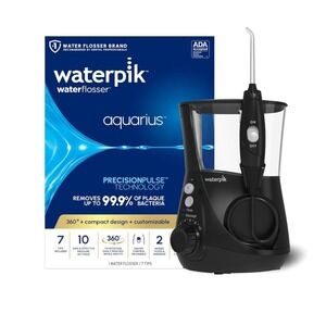 Waterpik - Aquarius Water Flosser (WP-662) - Black Corded Oral Irrigator